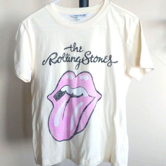 Rolling Stones T-shirt Pink Tongue Motif 🩷Pink- Size S - Picture 8 of 10
